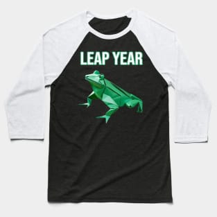 Leap Year Origami Frog - PanfurWare LLC Baseball T-Shirt